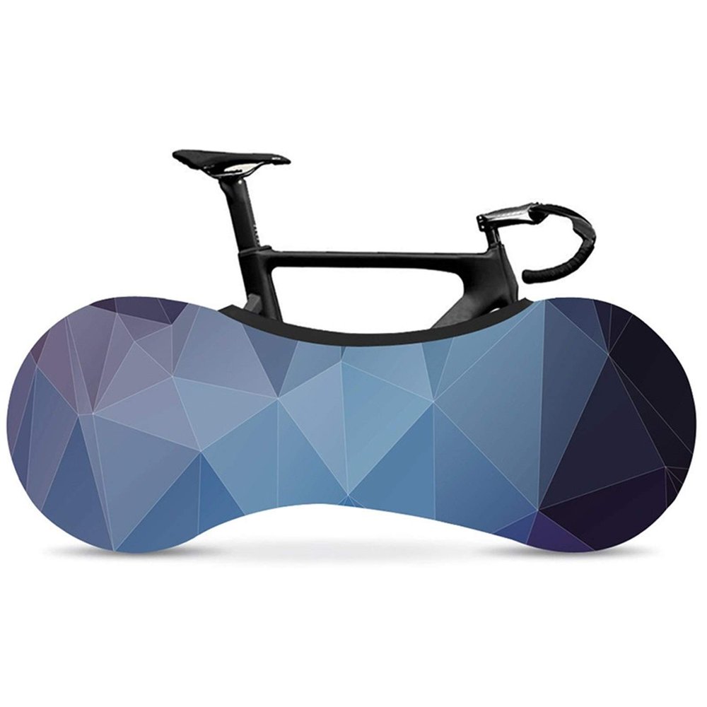 SJHY Bicycle Accessories 26-29" Bicycle dust Cover, Elastic Fabric Geometric Series Road Bicycle Indoor dust Cover Bike Parts (Color : 1)