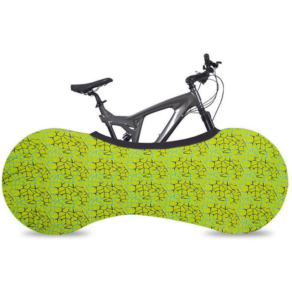 SJHY Bicycle Accessories 26 inch Bicycle dustproof Sunscreen tire Protection Cover Mountain Road Bike Indoor Storage Cover Elastic Bicycle dust Cover Bike Parts (Color : 2)