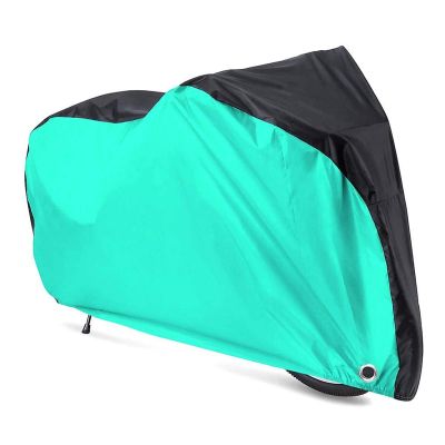 SJHY Bicycle Accessories Waterproof Bike Rain Dust Cover,Bicycle Cover UV Protective for Bike Bicycle Utility Cycling Protector Outdoor Rain Cover Bike Parts (Color : Blue Green)