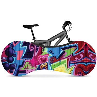 SJHY Bicycle Accessories 26"-28" Elastic Bicycle Indoor dust Cover Elastic Fabric Bicycle tire Cover 700c Road Bike Accessories Bike Parts (Color : 4)