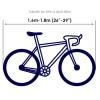 SJHY Bicycle Accessories 26"-28" Elastic Bicycle Indoor dust Cover Elastic Fabric Bicycle tire Cover 700c Road Bike Accessories Bike Parts (Color : 4) view 2