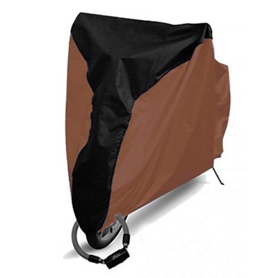 Bicycle Accessories Dust Rain Cover,Outdoor Waterproof Dustproof Bicycle Cover UV Protective Bicycle Cover Cycling Bike Protector Cycling Accessory Bike Parts (Color : Coffee, Size : Large)