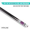 Pathline Pool Cue Stick - 58 inch Canadian Maple Billiard Pool Stick (Purple 19oz) view 4