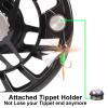Maxcatch AVID PRO Fly Fishing Reel with CNC-machined Aluminum Body Super Large Arbor Design-3/5, 5/7, 7/9, 9/11 Weights (Black, 3/5wt) view 3