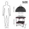 Portable Camping Table Folding Picnic Tables Lightweight Folding Table Waterproof Canvas Beach Table for Outside with 4 Cup Holders & Carry Bags for Camping, Beach, Campfires and Tailgating view 3