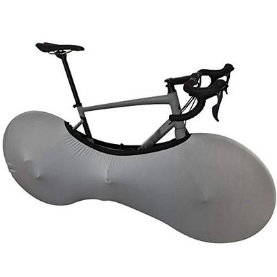 Bicycle Accessories Bike Protector Cover,Mountain Road Bicycle Protective Gear Anti-Dust Wheels Frame Cover Scratch-Proof Tires Bike Accessories Bike Parts (Color : Gray, Size : S 24 26)