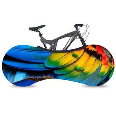 SJHY Bicycle Accessories 26 inch Bicycle dustproof Sunscreen tire Protection Cover Mountain Road Bike Indoor Storage Cover Elastic Bicycle dust Cover Bike Parts (Color : 4)