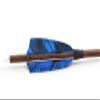 OBTOUTDOOR 6pcs 31" 7.6mm Archery Carbon Arrows SP400 or 500 with 4" Real Feathers for Recurve Bow (Spine 400) view 4