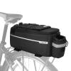 MOSISO Bike Rack Bag, Waterproof Bike Trunk Cooler Pouch Insulated Bicycle Rear Seat Pouch Cycling Backseat Storage Cargo Luggage Saddle Shoulder Bag, Black view 2