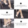Holibanna 1pair Pointy Heeled Sandals for Women Elegant Party Footwear Comfortable High Heel Slippers for Home and Outdoor Use for Summer Gatherings and Special Occasions view 2