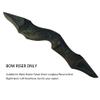 ZSHJGJR 30-60lbs Black Hunter Taken Down Longbow Wooden Riser Replacement Bow Handle Only for Right Handed and Left Handed American Longbow (Left Hand) view 3