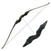 ZSHJGJR 30-60lbs Black Hunter Taken Down Longbow Wooden Riser Replacement Bow Handle Only for Right Handed and Left Handed American Longbow (Right Hand) view 2