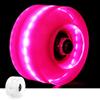 Nezylaf Light Up Roller Skate Wheels 8 Pack, 78A Hardness LED Skateboard Wheels with Premium ABEC-9 Bearings, Illuminating Roller Skate Accessories for Outdoor Indoor Quad Skates view 2
