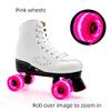 Nezylaf Light Up Roller Skate Wheels 8 Pack, 78A Hardness LED Skateboard Wheels with Premium ABEC-9 Bearings, Illuminating Roller Skate Accessories for Outdoor Indoor Quad Skates view 3