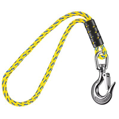 Dolibest Tow Rope Quick Connector for Tubing Tow Rope for Tubing Boat Tow Harness Tube Tow Rope for Boating Ski Ropes for Watersports for Tubing With Stainless Steel Hook360 Rotate 20inch