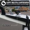 Surfboard Truck Rack - Durable Pad Fits All Tailgates - No Scratch Silicone Buckle Covers Prevent Damage - Easy to Use view 3