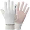 Summer Driving Gloves Women Anti-UV Protection Sunscreen Touchscreen Cooling Mesh Breathable Gloves Cycling Riding Full Palm Sport Non-Slip Grip Motorcycle Golf Mittens (Grey with 2 Fingers flip) view 1