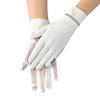 Summer Driving Gloves Women Anti-UV Protection Sunscreen Touchscreen Cooling Mesh Breathable Gloves Cycling Riding Full Palm Sport Non-Slip Grip Motorcycle Golf Mittens (Grey with 2 Fingers flip) view 4