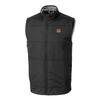Cutter & Buck Men's Black Cincinnati Bengals Big & Tall Stealth Full-Zip Vest view 1