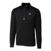 Cutter & Buck Men's Black Detroit Lions Big & Tall Traverse Half-Zip Pullover Jacket view 1