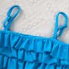 iiniim Kids Girls Flounce Ruffled 2 Piece Bikini Tankini Swimsuit Bathing Suit Camisole Top Bottoms Blue 14 view 3