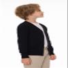 SMINLING Pinker Boys School Uniform Cardigan Sweater V-Neck Soft Cotton Clothing(Black,8-9 Years) view 4