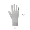 ITODA Summer Driving Gloves Men Anti-UV Protection Sunscreen Touchscreen Cooling Mesh Breathable Gloves Cycling Riding Full Palm Sport Non-Slip Grip Motorcycle Golf Mittens (Grey with 2 Fingers flip) view 2