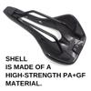 WALGUN Comfortable Bike Saddles Cushion Pad Men Women for Road / MTB Mountain Bike Waterproof Hollow Racing Soft Bicycle Seat (Black Text) view 4