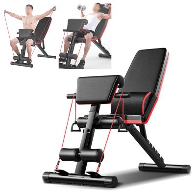Adjustable Weight Bench for Full Body Workout Multi-Purpose Utility Weight Bench with 15.7"-40.2" Adjustable Backrest Foldable Flat Bench Press for Home Gym, 300lbs Capacity