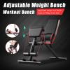 Adjustable Weight Bench for Full Body Workout Multi-Purpose Utility Weight Bench with 15.7"-40.2" Adjustable Backrest Foldable Flat Bench Press for Home Gym, 300lbs Capacity view 2