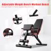 Adjustable Weight Bench for Full Body Workout Multi-Purpose Utility Weight Bench with 15.7"-40.2" Adjustable Backrest Foldable Flat Bench Press for Home Gym, 300lbs Capacity view 3
