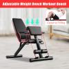 Adjustable Weight Bench for Full Body Workout Multi-Purpose Utility Weight Bench with 15.7"-40.2" Adjustable Backrest Foldable Flat Bench Press for Home Gym, 300lbs Capacity view 4