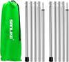 SAN LIKE Telescoping Tarp Poles Adjustable Tent Poles for Tarp Canopy Awning Shelter Backpacking Hiking - (Adjustable Length - Steel Increase Thinckness) view 1