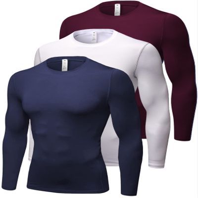 Mens Compression Shirts Workout Cool Dry Tops Sports Athletic Gym Base Layer Undershirt Running Basketball T Shirt
