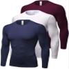 Mens Compression Shirts Workout Cool Dry Tops Sports Athletic Gym Base Layer Undershirt Running Basketball T Shirt view 1