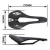WALGUN Comfortable Bike Saddles Cushion Pad Men Women for Road / MTB Mountain Bike Waterproof Hollow Racing Soft Bicycle Seat (White Text) view 2