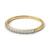 Gemsonclick Created Cubic Zircon Eternity Stacking Engagement Ring Gold Plated June Birthstone Vintage Style Promise Band Ring Jewelery Size5 view 3
