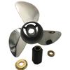 CAPTAIN Propeller 13 3/4x21 Fit Suzuki Outboard Engine DT150HP 150S DT175HP DT200HP DT225HP 15 Tooth Spline SS13-3400-021 Stainless Steel view 2