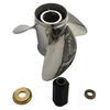 CAPTAIN Propeller 13 3/4x21 Fit Suzuki Outboard Engine DT150HP 150S DT175HP DT200HP DT225HP 15 Tooth Spline SS13-3400-021 Stainless Steel view 3