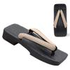 Ez-sofei Men Japanese Traditional Geta Clogs Wooden Sandals (Beige-A, Numeric_7) view 1
