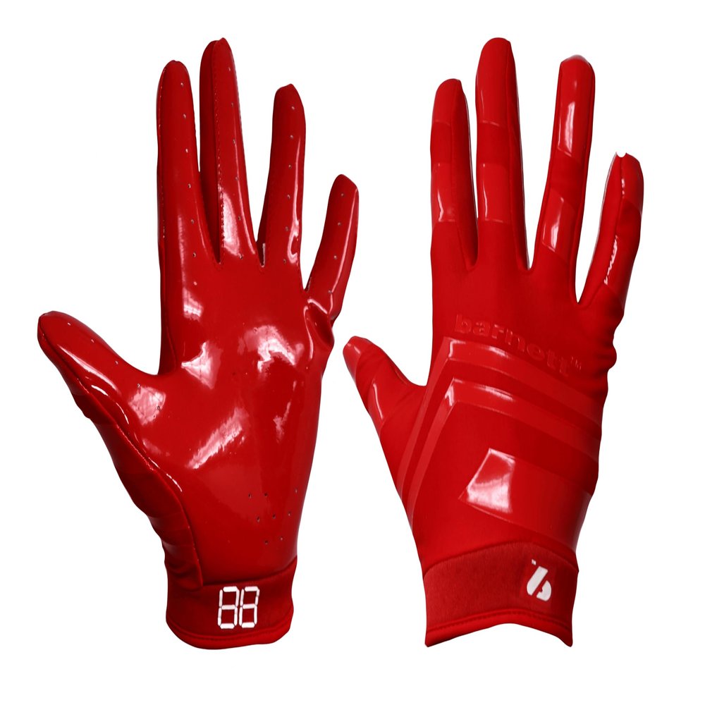BARNETT FRG-03 Red (L) Pro Receiver American Football Gloves, RE, DB, RB