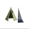 Genma0 4 Person Teepee Hot Tent with Half Mesh and Fire Retardant Stove Jack Lightweight 6.8lb Height 7.2FT Teepee Tent Outdoor Camping Pyramid Tipi Tent (Army Green) view 1