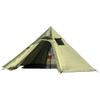 Genma0 4 Person Teepee Hot Tent with Half Mesh and Fire Retardant Stove Jack Lightweight 6.8lb Height 7.2FT Teepee Tent Outdoor Camping Pyramid Tipi Tent (Army Green) view 4