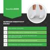 SmartKnitKIDS Seamless Sensitivity Socks, 3-Pack - Made in USA, Soft Cotton Blend, Non-Irritating Flat Toe Seams, Durable All-Day Comfort for Boys & Girls (Charcoal, Large) view 4