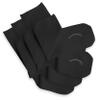 SmartKnitKIDS Seamless Sensitivity Socks, 3-Pack - Made in USA, Soft Cotton Blend, Non-Irritating Flat Toe Seams, Durable All-Day Comfort for Boys & Girls (Black, X-Large) view 1