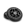 GAOFG LMT01 V2 Scooter Wheels 115mm, Stunt Scooters Replacement Wheel with Bearings ABEC-9, Aluminum Inner Buckle+88A High Elastic PU Tire, 2-Pack,Black view 1