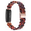 TryBest Bands Compatible with Fitbit Inspire HR/Inspire,Fashion Resin Strap Replacement Stainless Steel Buckle Wristband Adjustable Wrist for 5.5-8.1 inch with Link Remover Tool for Women view 2