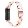 TryBest Adjustable Replacement Wristbands Compatible with Fitbit Inspire/Inspire HR,Fashion Resin Strap Stainless Steel Buckle Wristband Wrist for 5.5-8.1 inch with Link Remover Tool for Women view 2