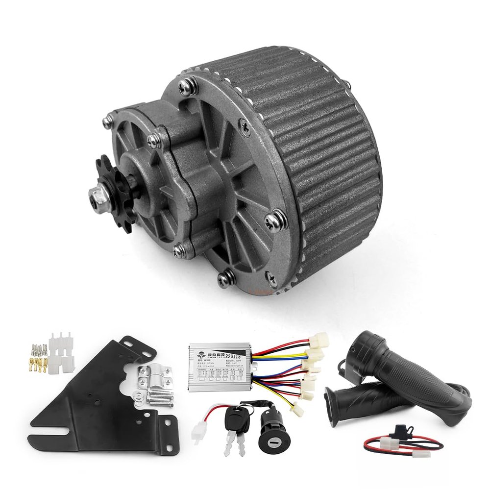24V36V 450W Brush Motor + Motor Controller + Twist Throttle Bike DIY Motor Set Bicycle Change Kit (24V 450W kit)