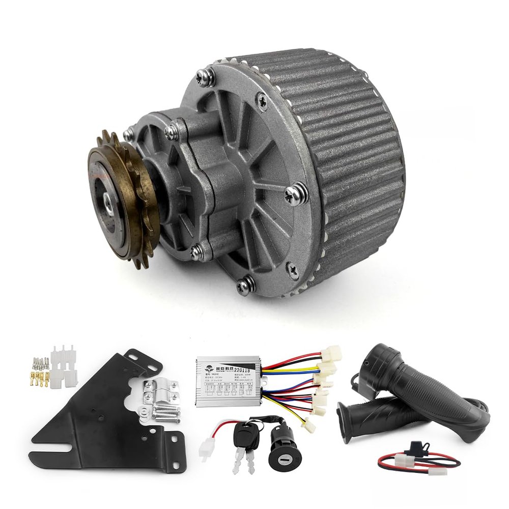 Freewheel Bike DC Motor Scooter Motor Bicycle Gear Reduction Motor DIY Bike (36V)